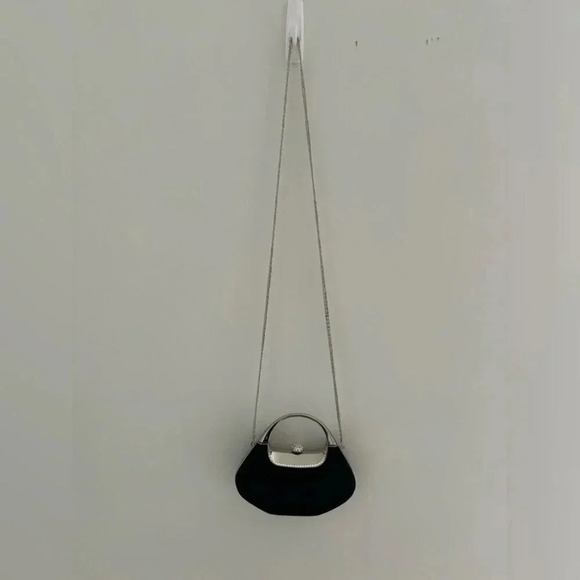 Vintage La Diva Hard Shell Mini Bag with Jeweled Trim - Picture 8 of 9